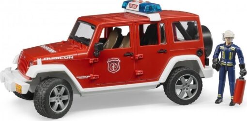 Πυροσβεστικό Jeep Wrangler με πυροσβέστη
