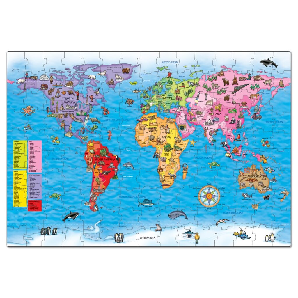World Map - Jack in the Box