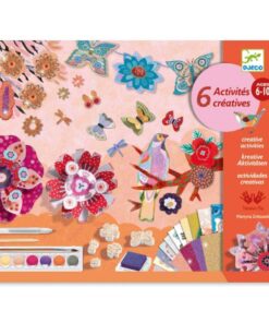 Σετ με 6 δημιουργικές δραστηριότητες Κήπος με λουλούδια