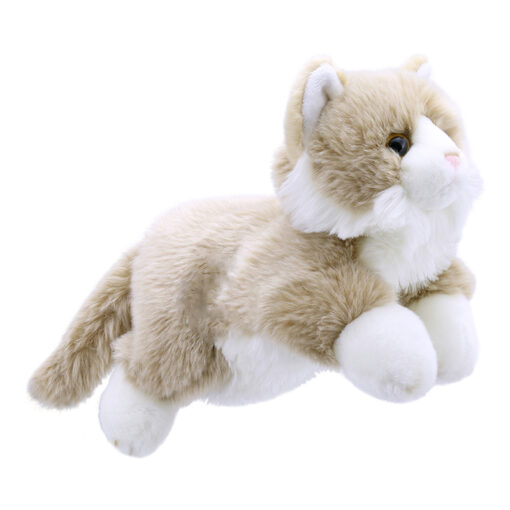 Γαντόκουκλα Cat (Beige & White)