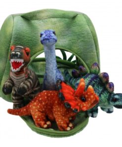 Alternative view of Dinosaur House & 4 δαχτυλόκουκλες