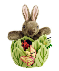 Γαντόκουκλα Rabbit in a Lettuce & 3 δαχτυλόκουκλες