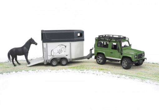 Land rover station wagon με τρέιλερ αλόγου & άλογο - Image 3