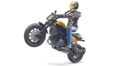 Μηχανή Scrambler Ducati με αναβάτη - Image 2