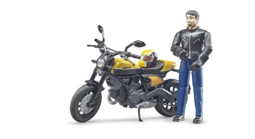 Μηχανή Scrambler Ducati με αναβάτη - Image 3