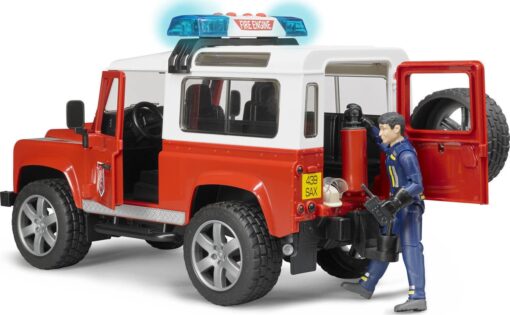 Πυροσβεστικό Land Rover station wagon με πυροσβέστη - Image 2