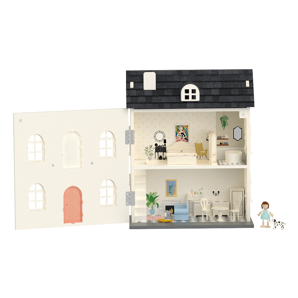 Ξύλινο Κουκλόσπιτο Vintage Dollhouse