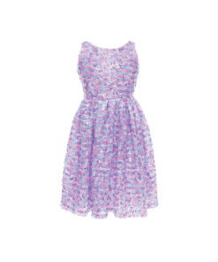 Μωβ φόρεμα με πούλιες για πάρτυ 4-6 ετών