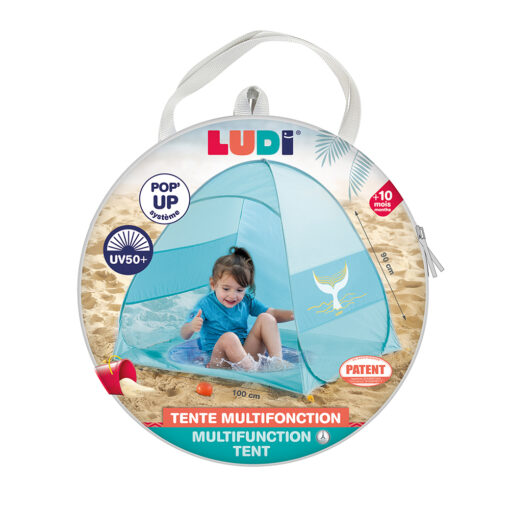 Pop-up τέντα μωρού με πισίνα και UV50+ Τιρκουάζ - Image 2